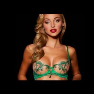 Honey Birdette Laura Emerald bra